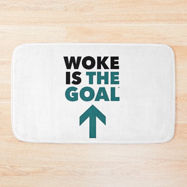Item preview, Woke Is The Goal | Minimalist Social Justice Typography designed and sold by Wear2Transform.
