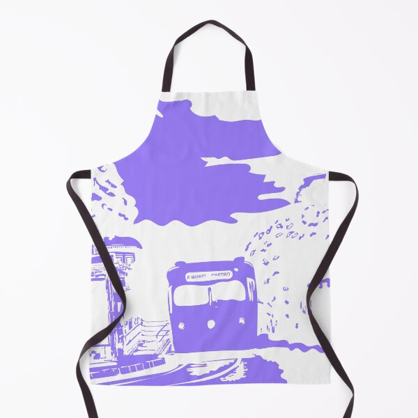 Item preview, Light Purple Single Color San Francisco Castro Muni Stop designed and sold by krithi kreations.
