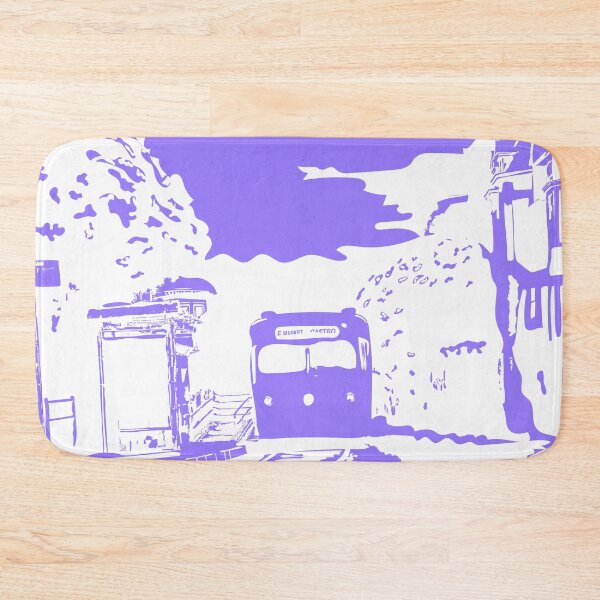 Item preview, Light Purple Single Color San Francisco Castro Muni Stop designed and sold by krithi kreations.