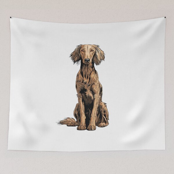 Item preview, Saluki Dog Illustration designed and sold by whyitsme.