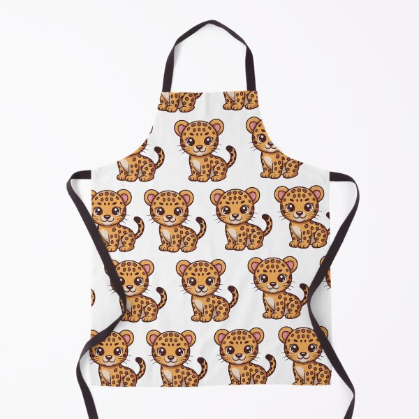 Item preview, Cute Sitting Leopard Pattern designed and sold by lunadesignsmoon.
