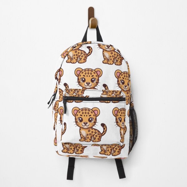 Item preview, Cute Sitting Leopard Pattern designed and sold by lunadesignsmoon.
