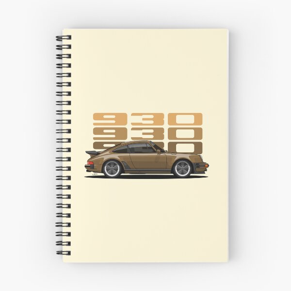 Item preview, 930 Turbo Side brown retro illustration designed and sold by blackdogshop.
