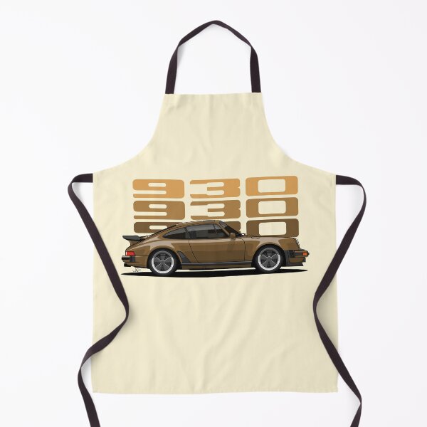 Item preview, 930 Turbo Side brown retro illustration designed and sold by blackdogshop.