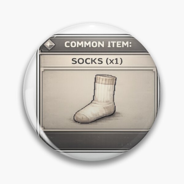 Item preview, Common Item Socks RPG Gaming Humor designed and sold by jgvisualarts.