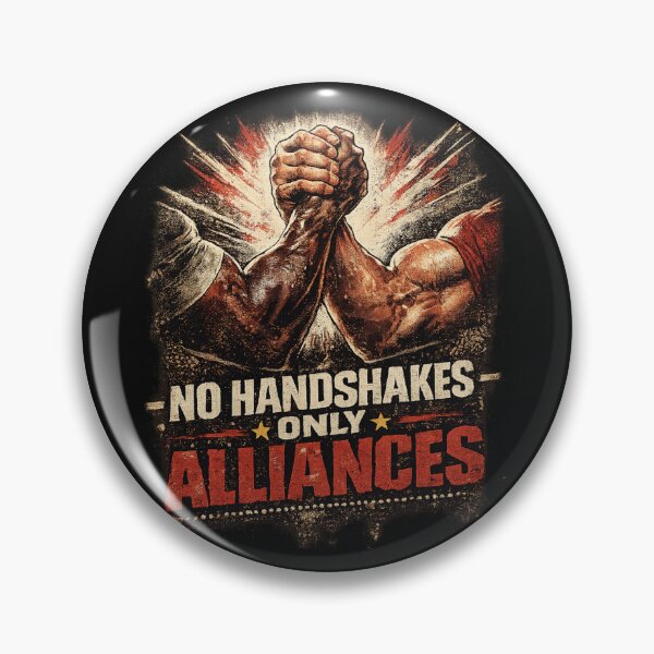 Item preview, No Handshakes Only Alliances – Vintage Grindhouse Gym Shirt designed and sold by BroShirtStore.