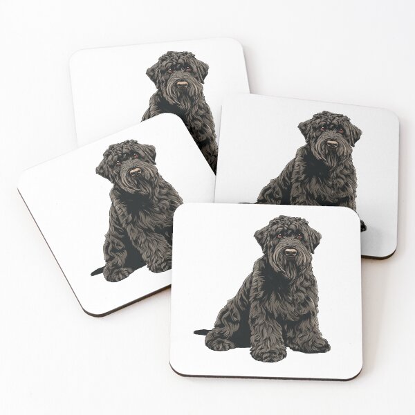 Item preview, Black Russian Terrier Dog Illustration designed and sold by whyitsme.