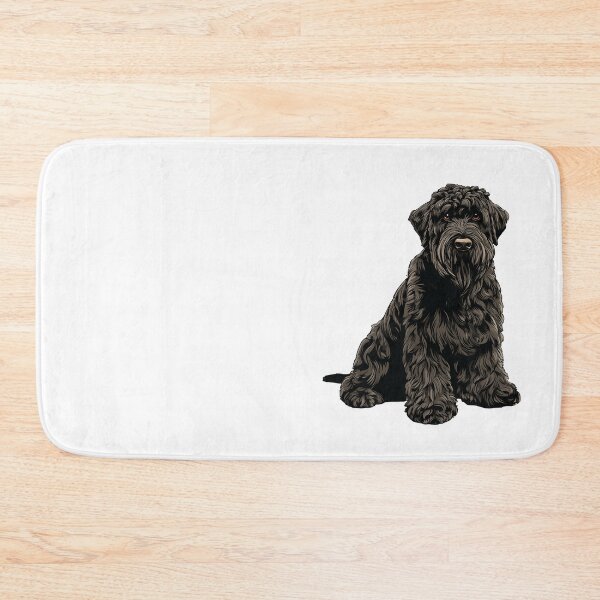 Item preview, Black Russian Terrier Dog Illustration designed and sold by whyitsme.
