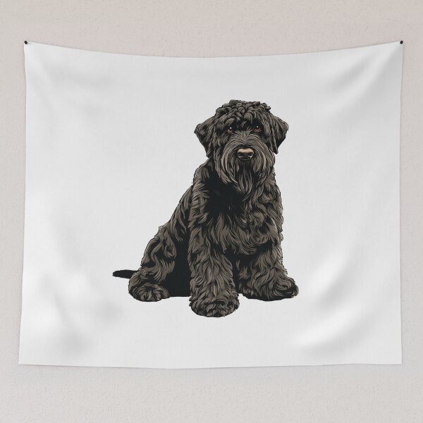 Item preview, Black Russian Terrier Dog Illustration designed and sold by whyitsme.