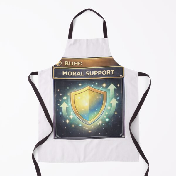 Item preview, Buff Moral Support RPG Gaming Humor designed and sold by jgvisualarts.