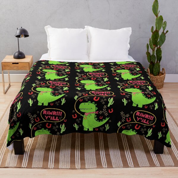 Item preview, Cute Cowboy Dinosaur Rawr Godzilla designed and sold by Renata Illustrata.
