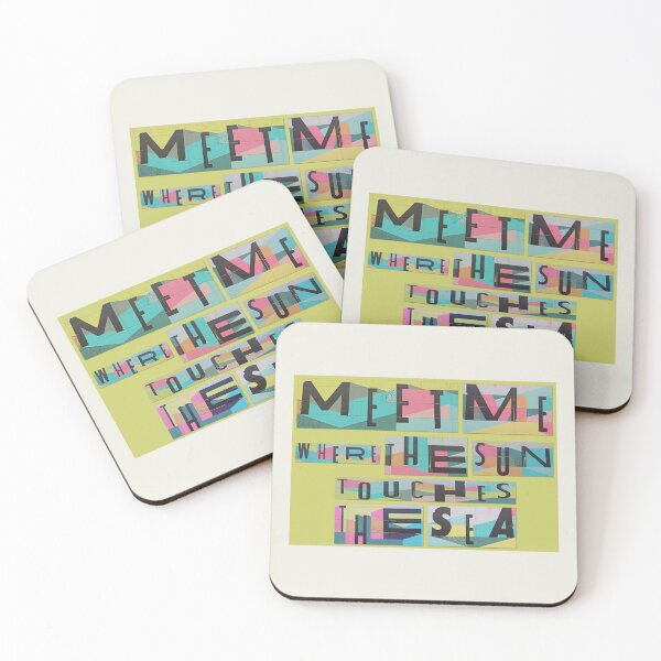 Item preview, Meet Me Where The Sun Touches The Sea designed and sold by RedHillDigital.