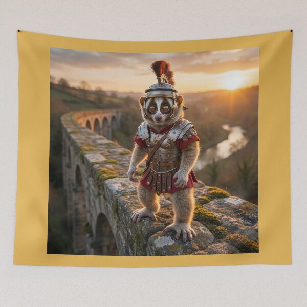 Item preview, Stalwart Slow Loris on Guard Duty  designed and sold by Tridentulus.