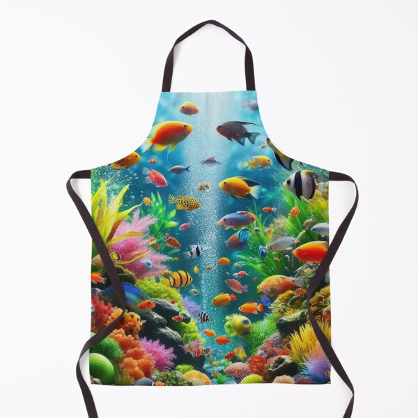 Item preview, Colorful Tropical Aquarium designed and sold by TinCatOutPost.