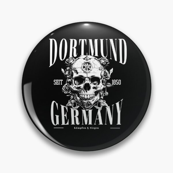 Item preview, Dortmund Germany lettering with skull designed and sold by Ecmoprints.