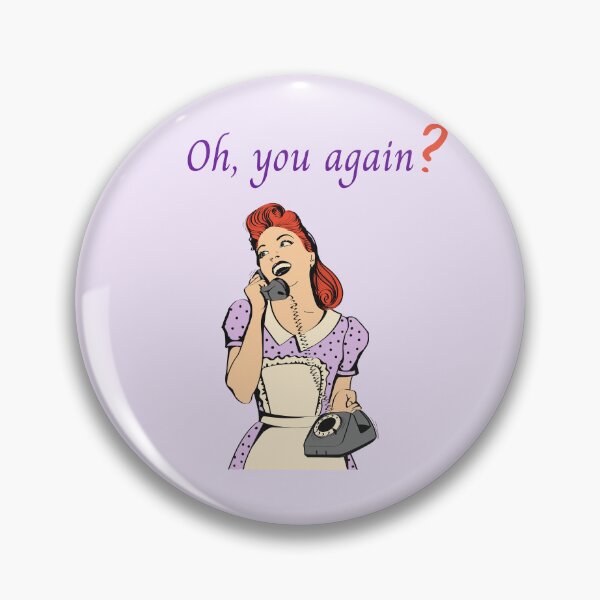 Item preview, Oh, You Again? Retro Diva Phone Case- Light Purple Edition designed and sold by Giota29.