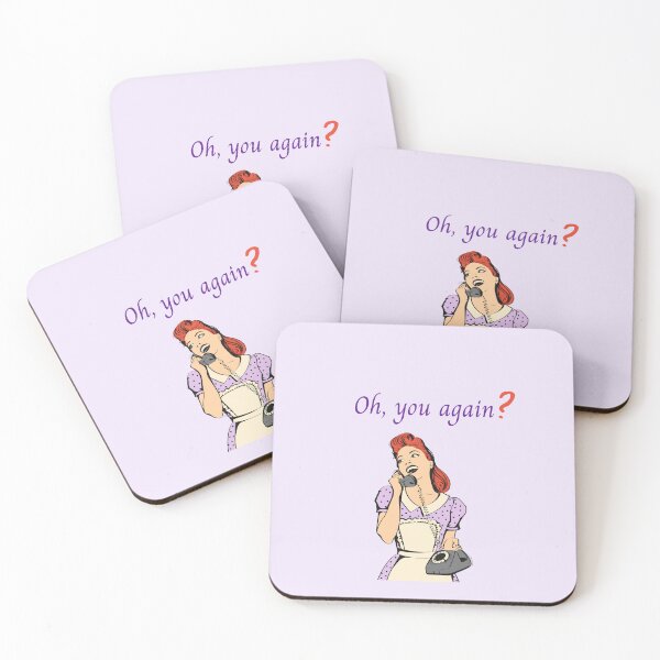 Item preview, Oh, You Again? Retro Diva Phone Case- Light Purple Edition designed and sold by Giota29.
