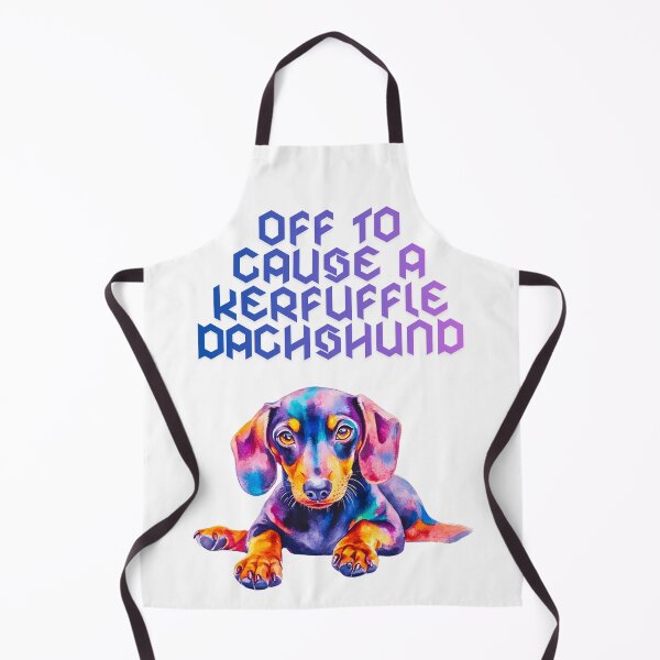 Item preview, Off to Cause A Kerfuffle Dachshund designed and sold by JI-PIXEL-PLACE.