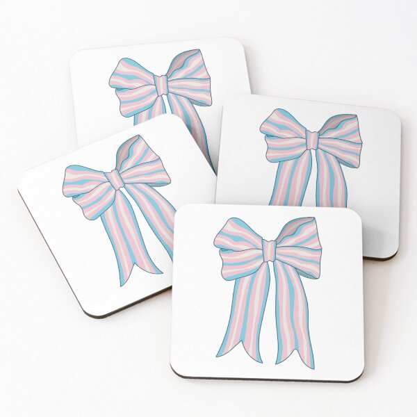 Item preview, Trans Pride Big Striped Bow designed and sold by ketrena.