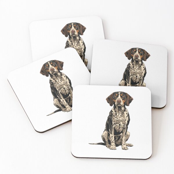 Item preview, Bluetick Coonhound Dog Illustration designed and sold by whyitsme.