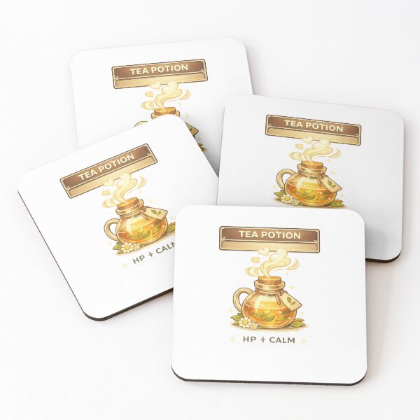 Item preview, Tea Potion HP Calm Gaming Humor designed and sold by jgvisualarts.