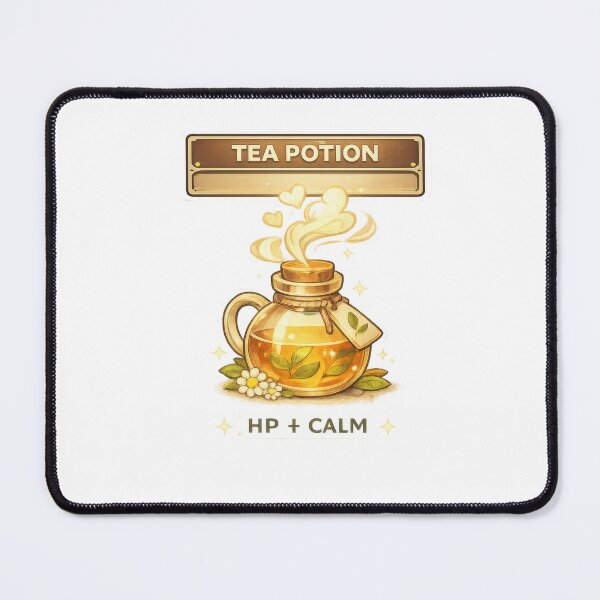 Item preview, Tea Potion HP Calm Gaming Humor designed and sold by jgvisualarts.