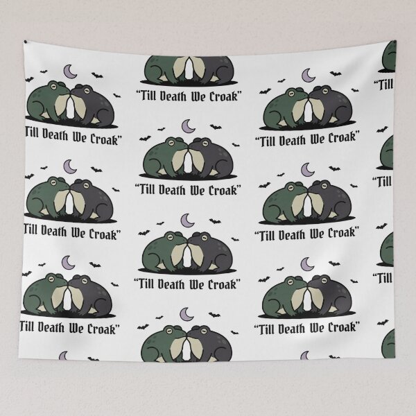 Item preview,  Two adorable frogs in love, smiling and surrounded by hearts, kiss designed and sold by m-litomirskaya.