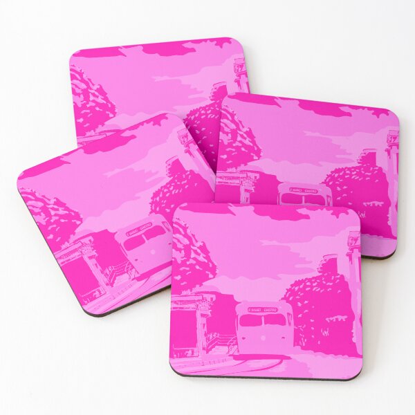 Item preview, Pink Monochromatic San Francisco Castro Muni Stop designed and sold by krithi kreations.