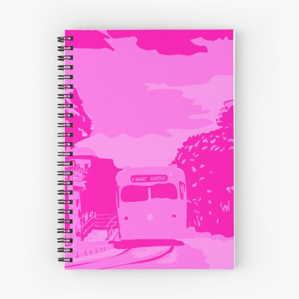 Item preview, Pink Monochromatic San Francisco Castro Muni Stop designed and sold by krithi kreations.