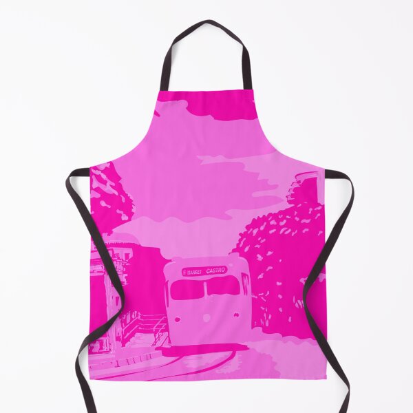Item preview, Pink Monochromatic San Francisco Castro Muni Stop designed and sold by krithi kreations.