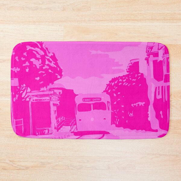Item preview, Pink Monochromatic San Francisco Castro Muni Stop designed and sold by krithi kreations.