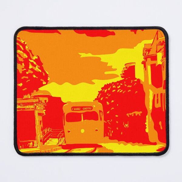 Item preview, Summer Sunset Colors San Francisco Castro Muni Stop designed and sold by krithi kreations.