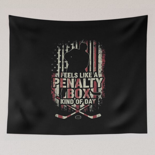 Item preview, Hockey Feels Like A Penalty Box Kind Of Day designed and sold by THREE LITTLE BEANS.