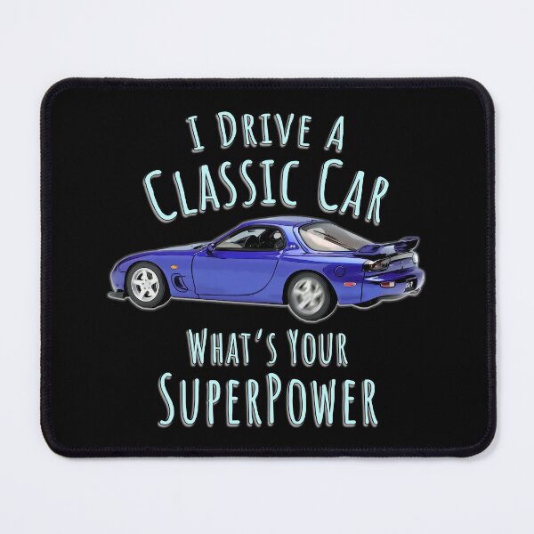 Item preview, Mazda RX7 Classic Rotary Car Art I Drive a Classic Car designed and sold by Michael van der Hoorn.