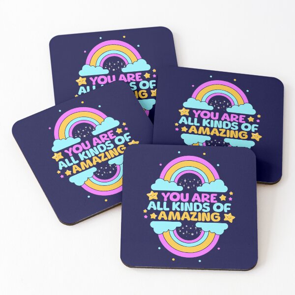 Item preview, You Are All Kinds of Amazing Positive Rainbow Design designed and sold by FontenelleTees.