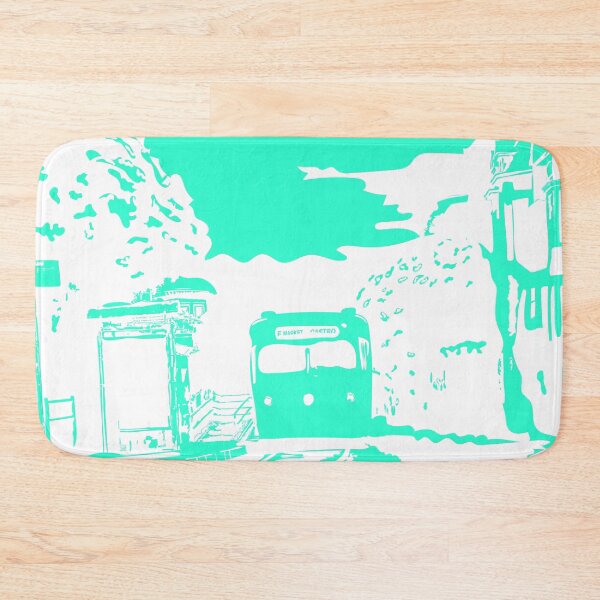 Item preview, Mint Green Single Color San Francisco Castro Muni Stop designed and sold by krithi kreations.