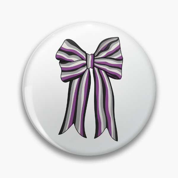 Item preview, Ace Pride Big Striped Bow designed and sold by ketrena.