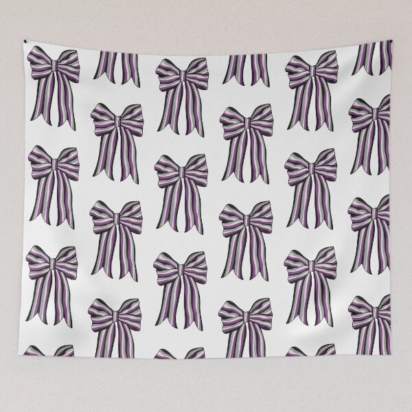Item preview, Ace Pride Big Striped Bow designed and sold by ketrena.
