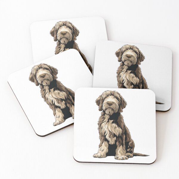 Item preview, Brown Roan Spinone Italiano Dog Illustration designed and sold by whyitsme.