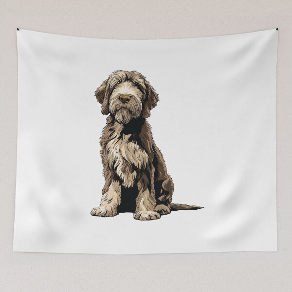Item preview, Brown Roan Spinone Italiano Dog Illustration designed and sold by whyitsme.