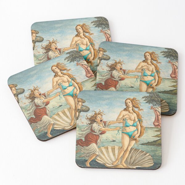 Item preview, MOM OF VENUS - Classical Art Parody – Birth of Venus Satire Illustration designed and sold by DiamondSkyShirt.