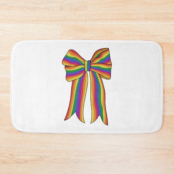 Item preview, LGBT Pride Big Rainbow Striped Bow designed and sold by ketrena.