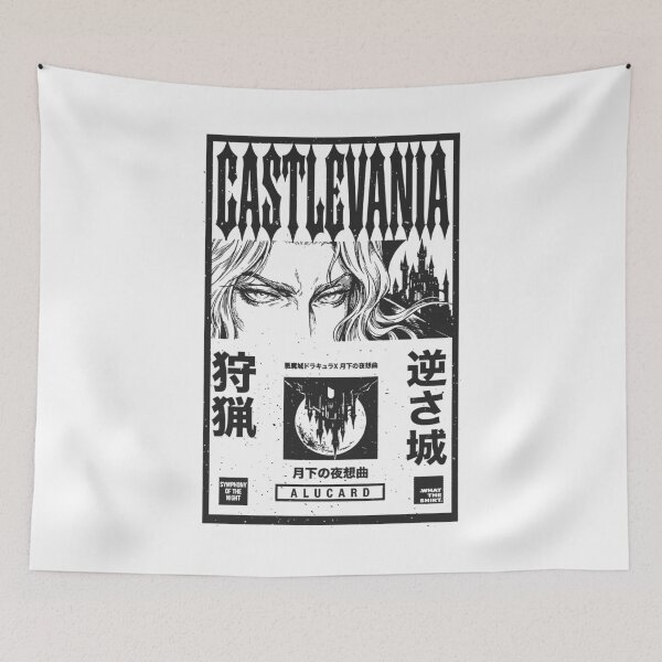Item preview, Alucard Symphony of the Night - Retro Manga Style designed and sold by WHAT THE SHIRT.