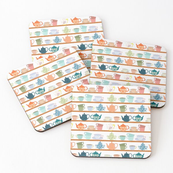 Item preview, Tea cup shelf print designed and sold by TeraLynne.