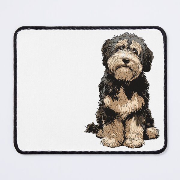 Item preview, Blue Merle Cockapoo Dog Illustration designed and sold by whyitsme.