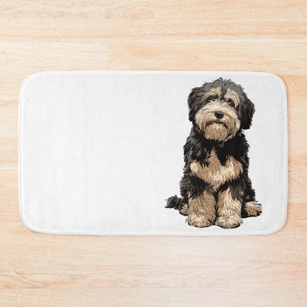 Item preview, Blue Merle Cockapoo Dog Illustration designed and sold by whyitsme.