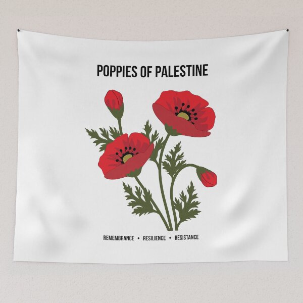 Item preview, Poppies of Palestine designed and sold by threadsjam.