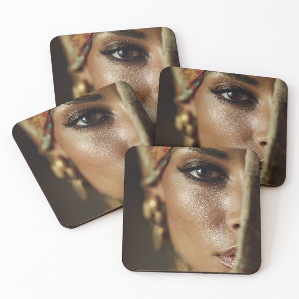 Item preview, Regal Egyptian Queen Portrait – Golden Jewelry & Intense Gaze designed and sold by EK-World.