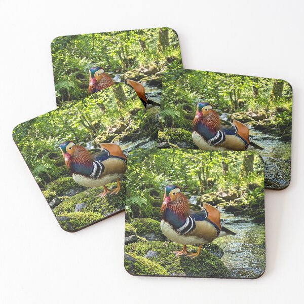 Item preview, Forest Jewel - Mandarin Duck (AI Art) designed and sold by TsvietkovaArt.