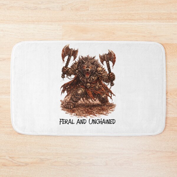 Item preview, Wolf Berserker – Feral and Unchained | Warrior Animals designed and sold by DigiWoosh.